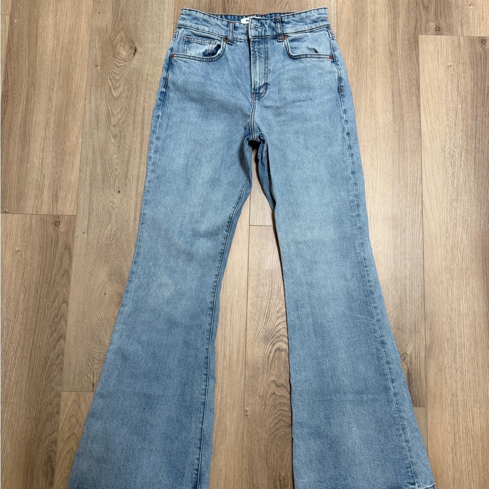 Reformation Classic Blue Flared Women's Jeans